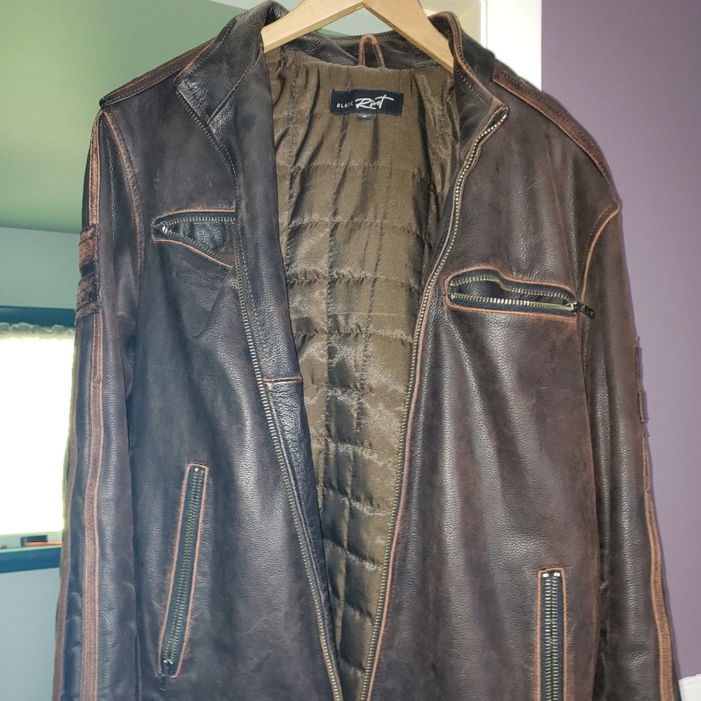 Genuine Leather Jacket-Men